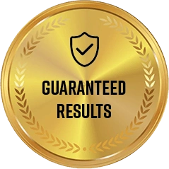 Gold medal seal for guaranteed results on Boostaro purchase.